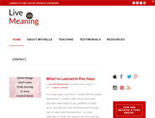 Tablet Screenshot of livewithmeaning.net